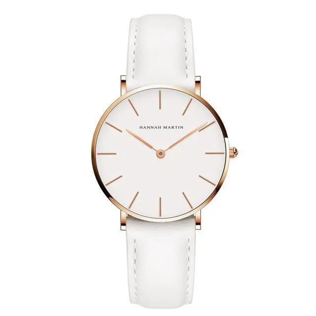 Casual Retro Leather Strap Waterproof Watch For Women