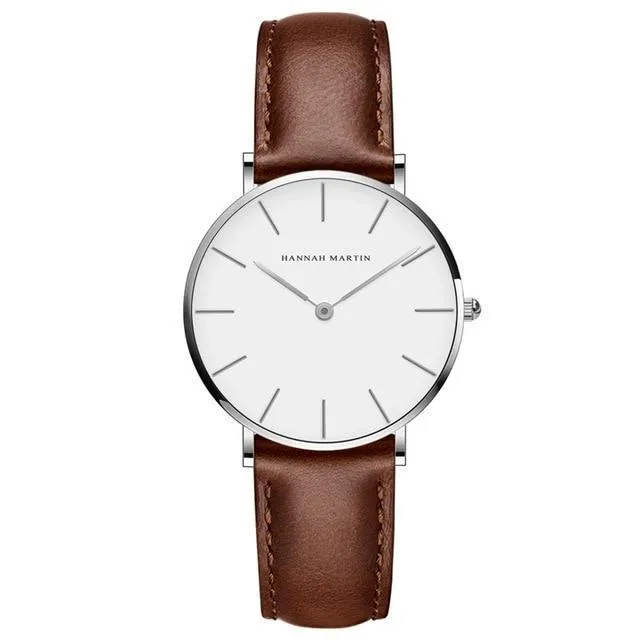 Casual Retro Leather Strap Waterproof Watch For Women
