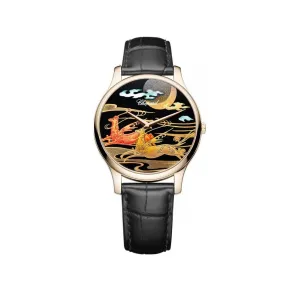 CHOPARD L.U.C Xp Urushi 18-carat Rose Gold Mens Watch 161902-5045