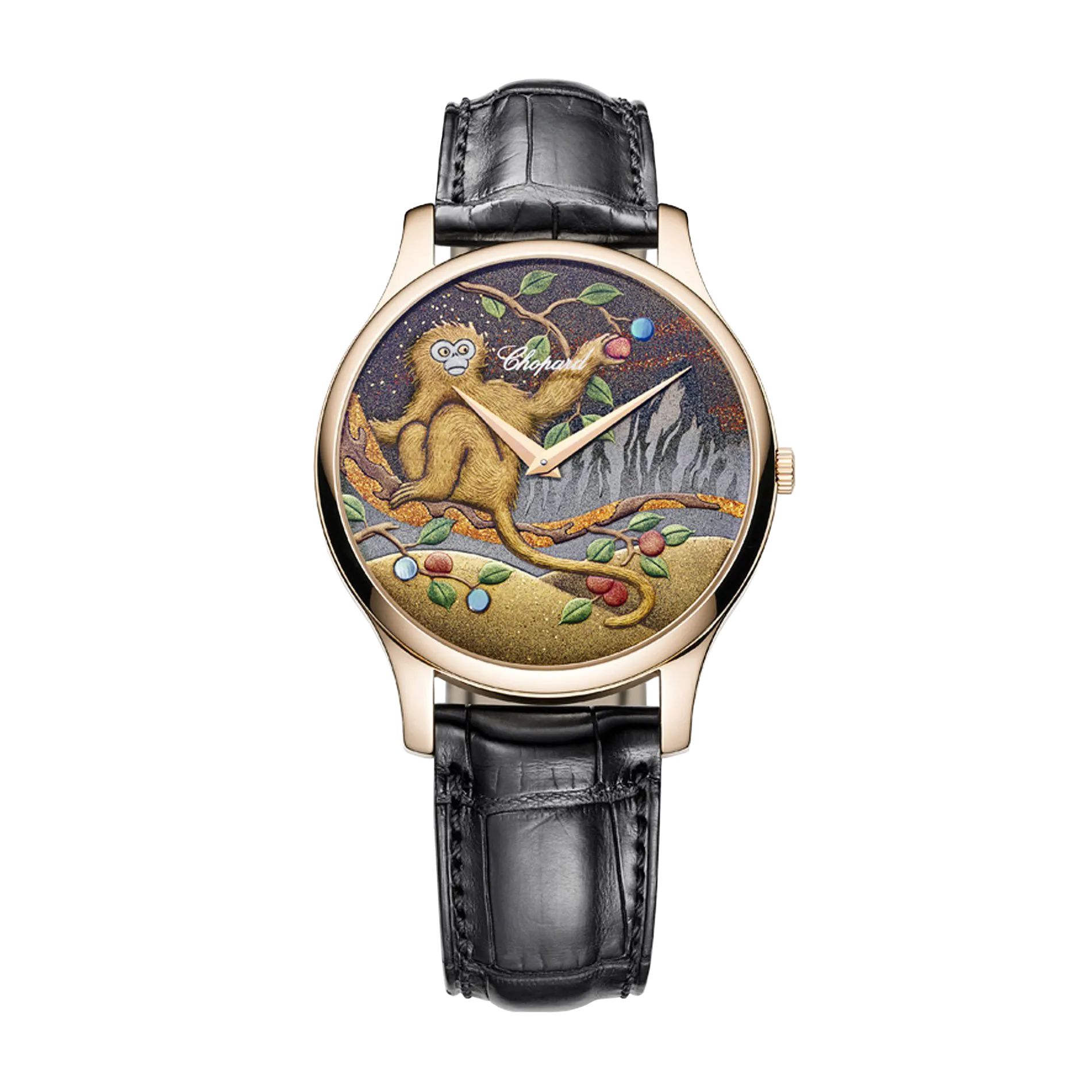 CHOPARD L.U.C Xp Urushi 18-carat Rose Gold Mens Watch 161902-5061