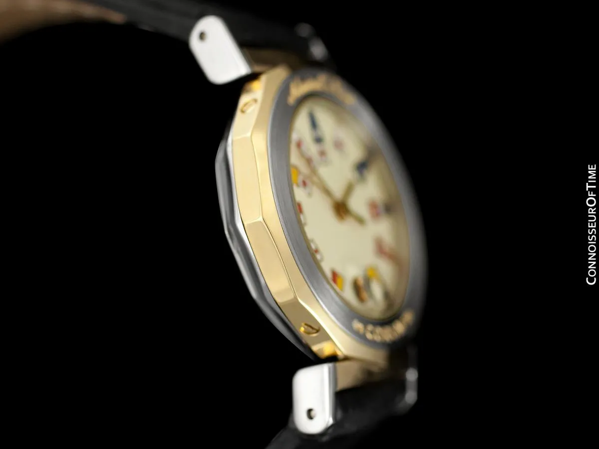 Corum Admiral's Cup Ladies Nautical Watch - Solid 18K Gold & Stainless Steel