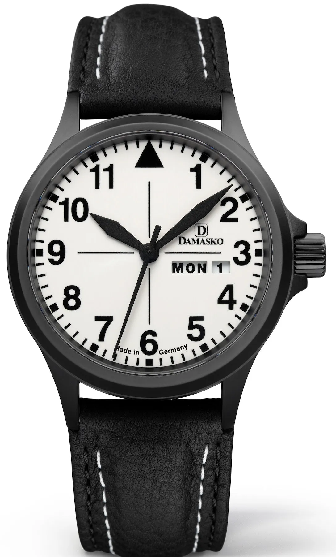 Damasko Watch DK37 Black Leather Pin
