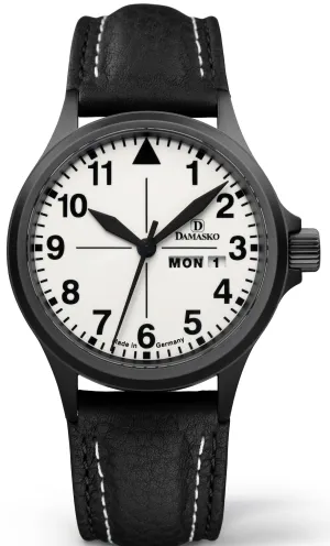 Damasko Watch DK37 Black Leather Pin