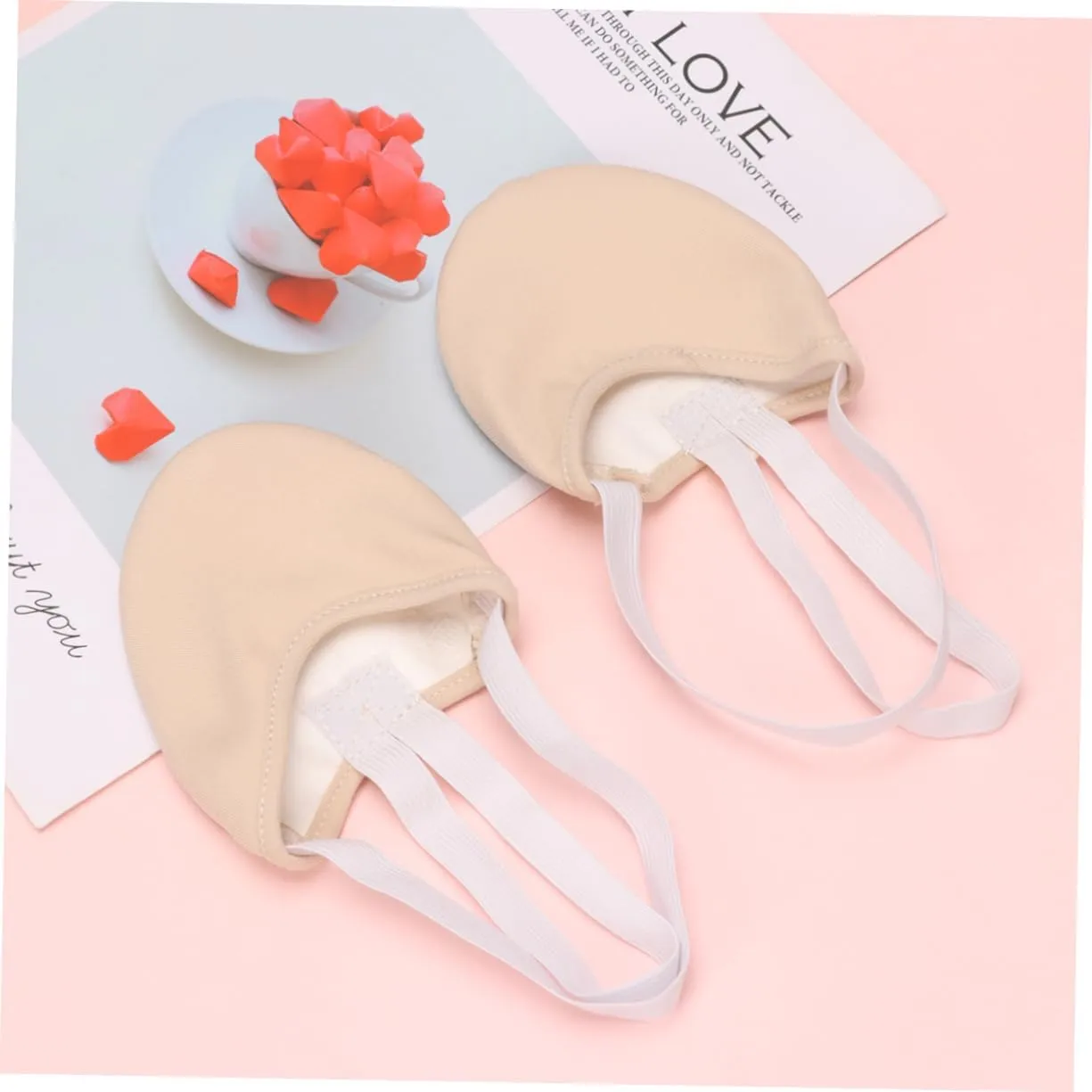 Dance Shoes Half Sole Covers Lightweight Anti-Slip for Ballet Jazz Yoga Ballroom Folk Dance