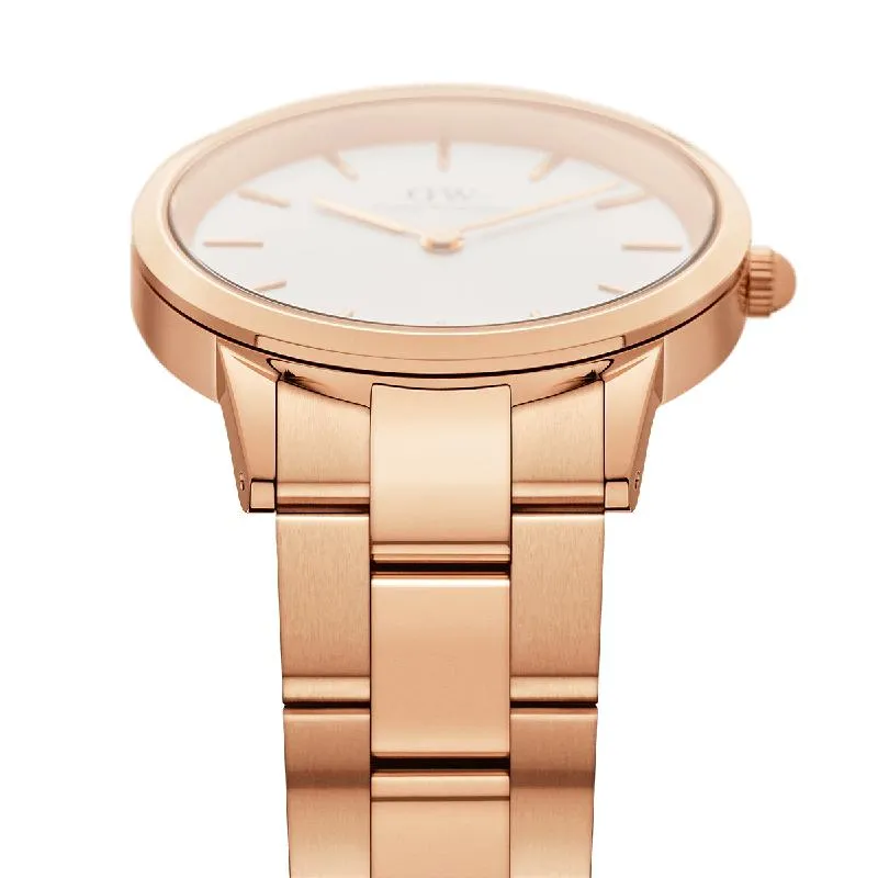 Daniel Wellington Iconic Link Rose Gold Watch 32mm