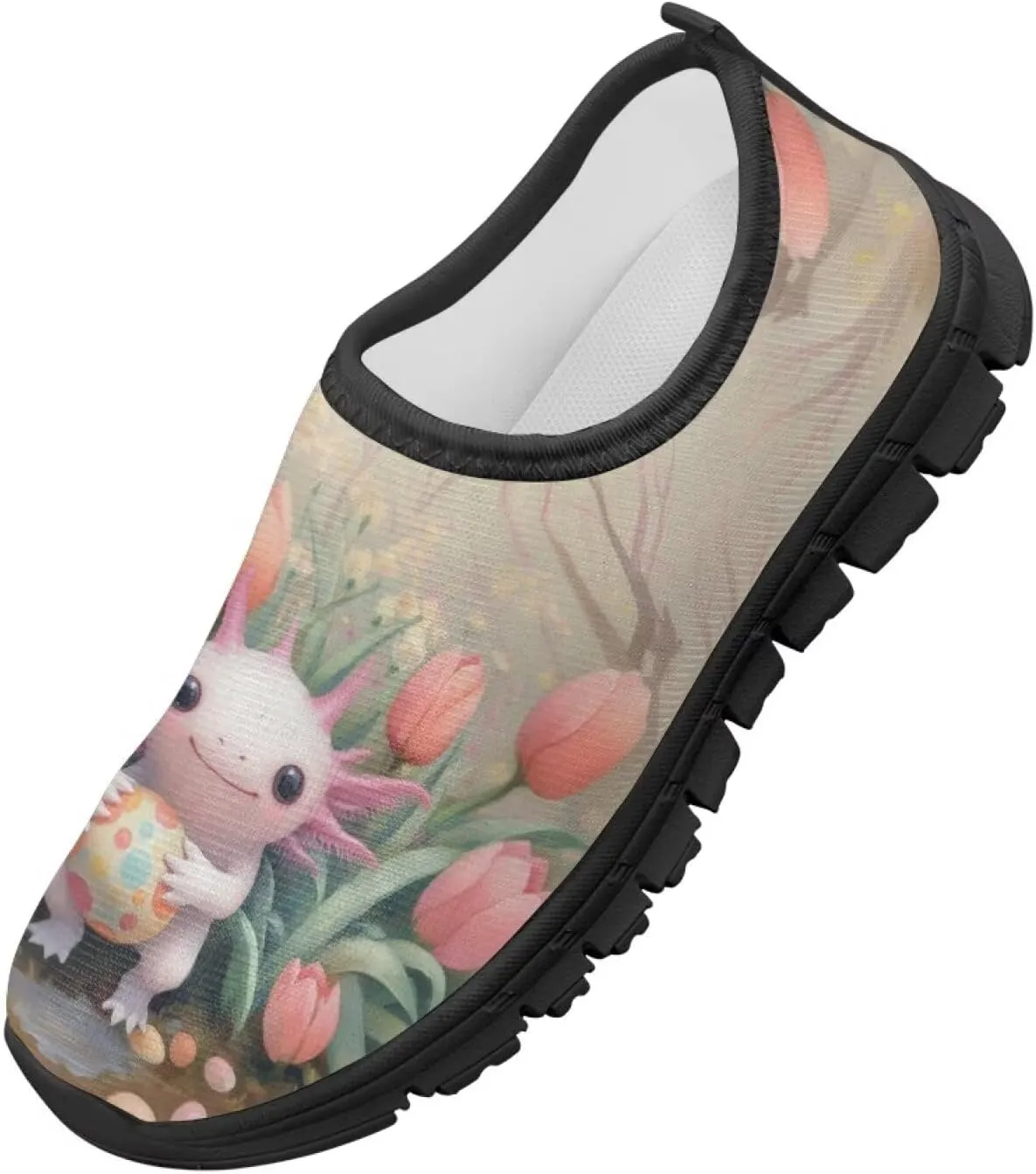 Doojoayie Easter Shoes for Girls Slip On Tennis Shoes Holiday Party Footwear