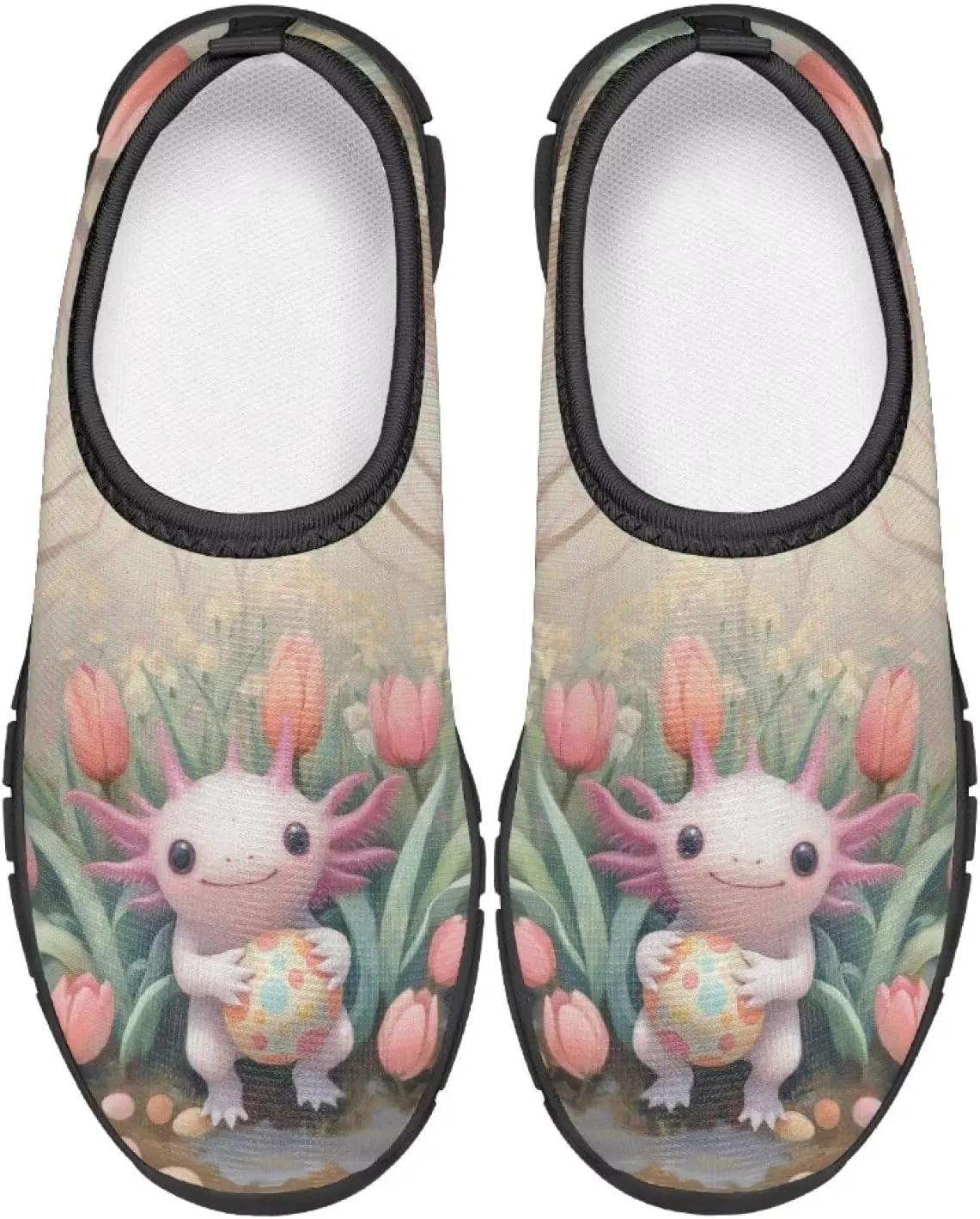 Doojoayie Easter Shoes for Girls Slip On Tennis Shoes Holiday Party Footwear