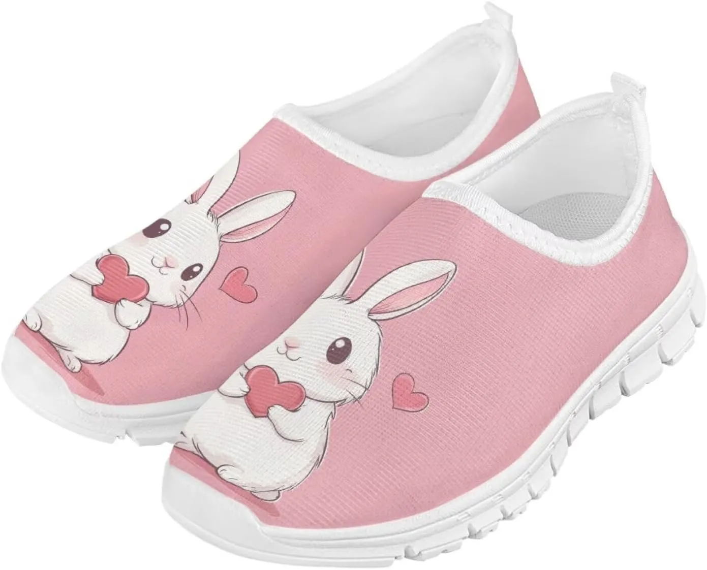 Doojoayie Little Girls Slip-On Walking Shoes for Kids Active Running Play
