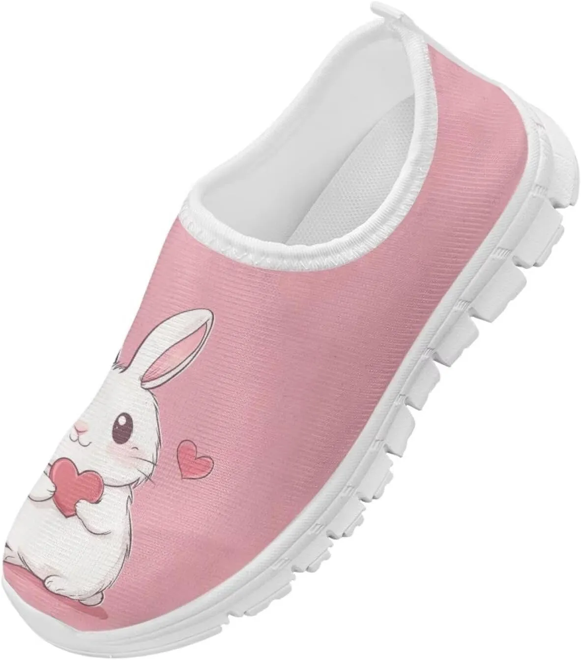 Doojoayie Little Girls Slip-On Walking Shoes for Kids Active Running Play