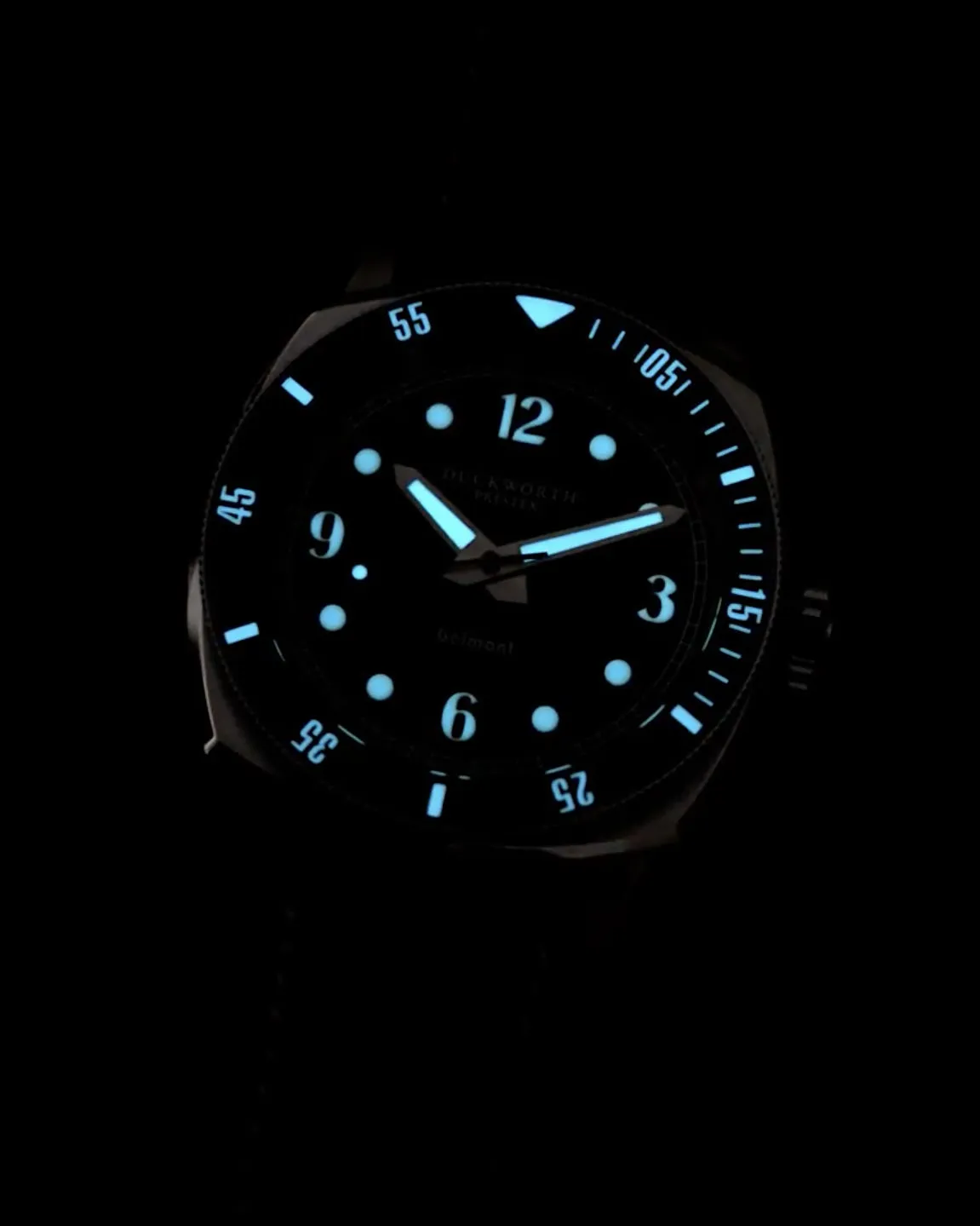DP Watch Belmont Dive Blue Black Rubber