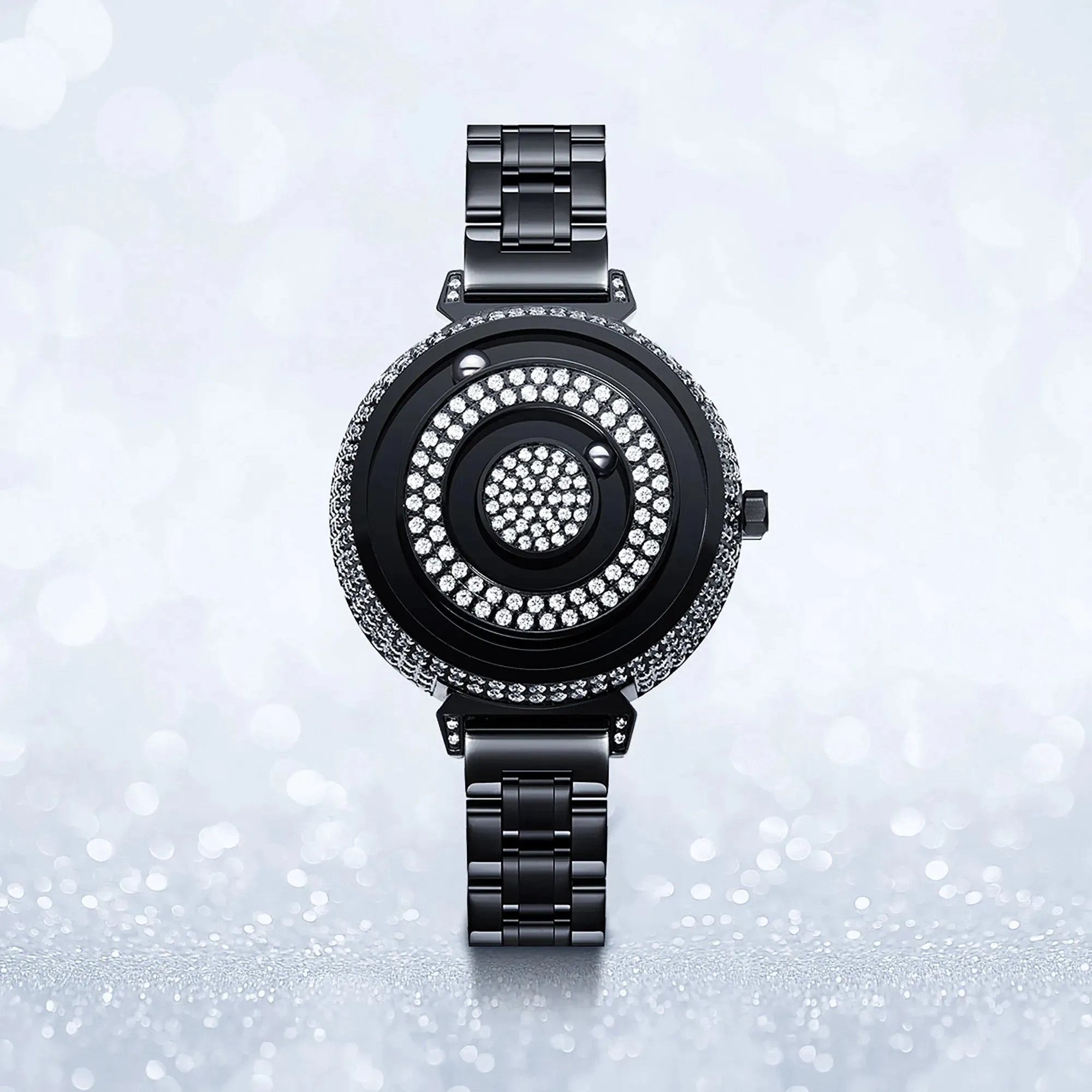 EUTOUR Quartz Watch Limited Edition Luxury Homemade Jewelry Crystal Set Ladies Designer Stainless Steel Strap