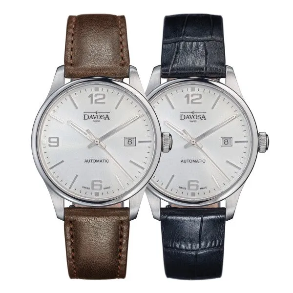 Gentleman Automatic 40mm White Black Executive Watch 16156614 OUTLET