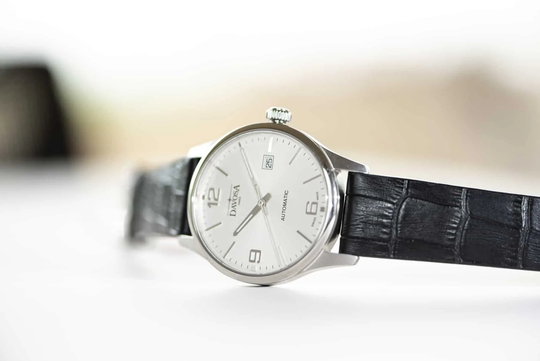 Gentleman Automatic 40mm White Black Executive Watch 16156614 OUTLET