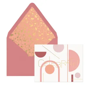 Geo Celebrate | Envelope & Note Cards