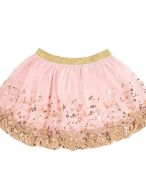 Gold Blush Sequin Tutu - Dress Up Skirt