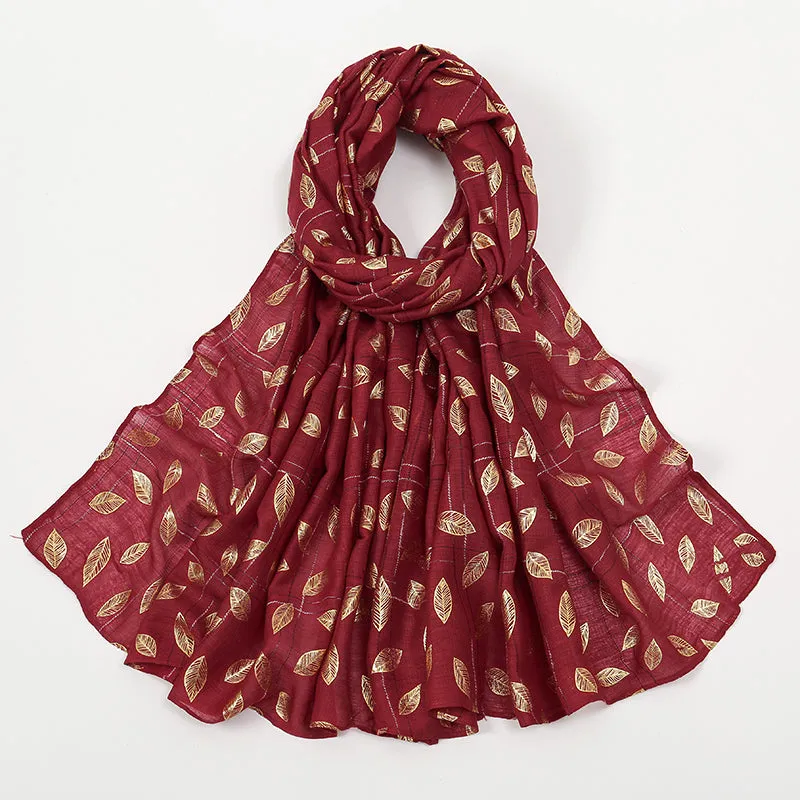 Gold Glitter Scarf