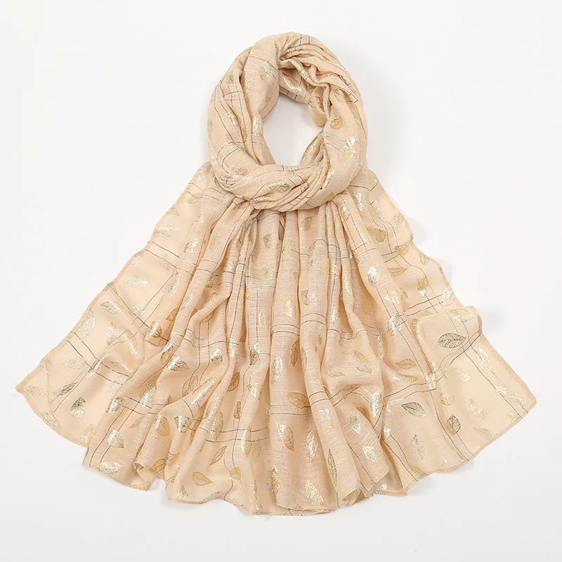 Gold Glitter Scarf
