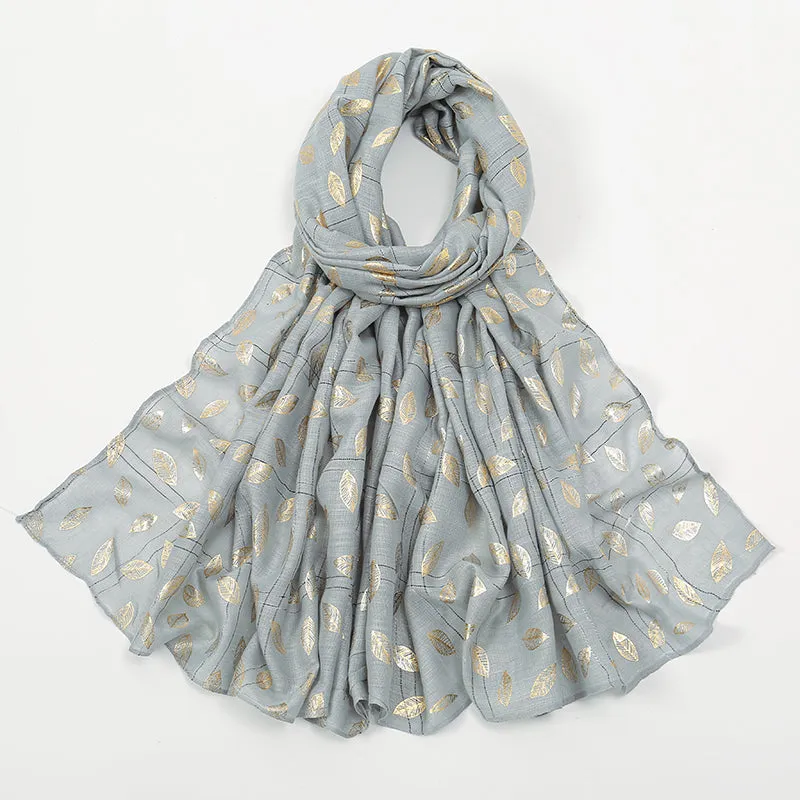 Gold Glitter Scarf