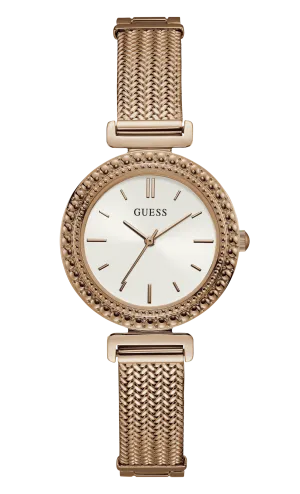 Guess Ladies Rose Gold Analog Watch - W1152L3