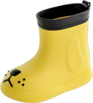Kids Rain Boots Children Waterproof Shoes for Boys Girls Lightweight Kids Rain Boots Animal Cartoon Dog Welly Boots