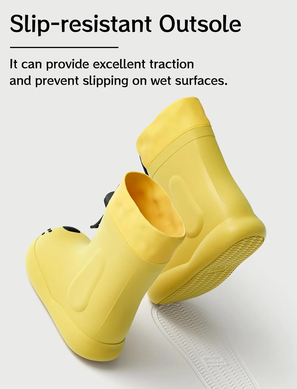 Kids Rain Boots Children Waterproof Shoes for Boys Girls Lightweight Kids Rain Boots Animal Cartoon Dog Welly Boots
