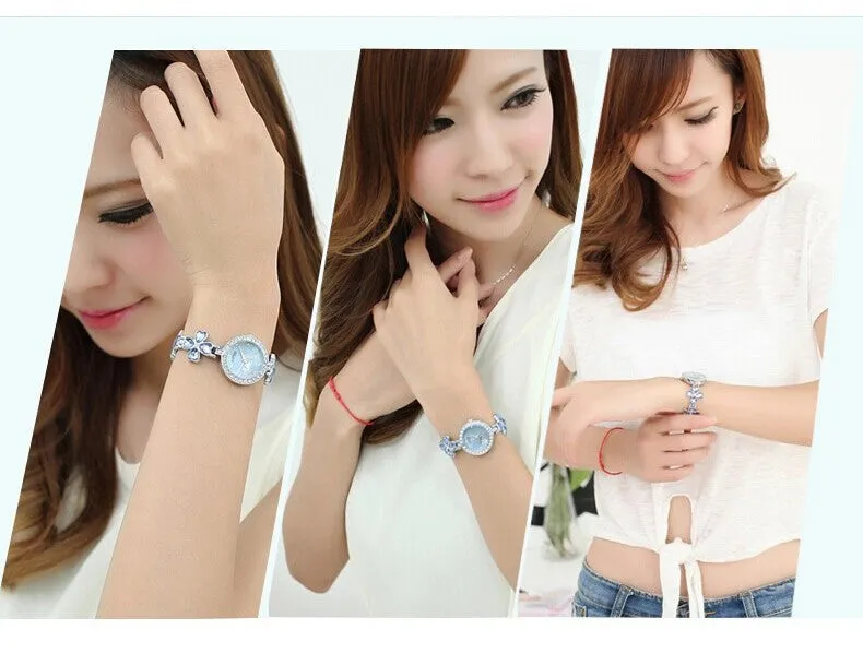 KIMIO Bling Women Dress Watch Women Luxury Brand Full Crystal Diamond Watches Quartz Fashion Casual Lady Watches