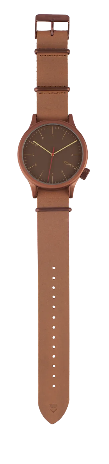 Komono Magnus Bronze Brown Watch