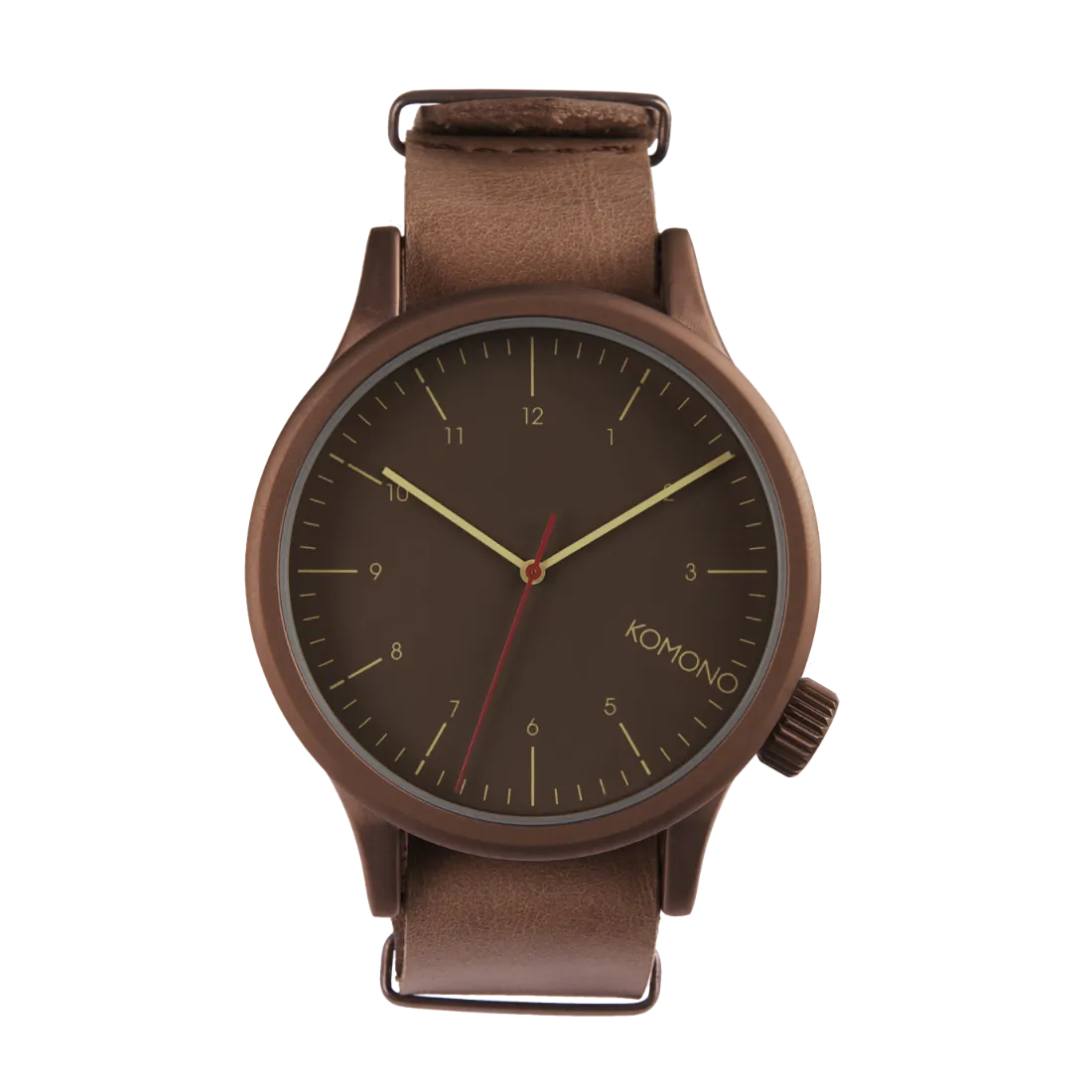 Komono Magnus Bronze Brown Watch