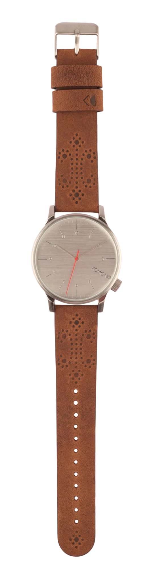 Komono Winston Brogue Walnut Watch