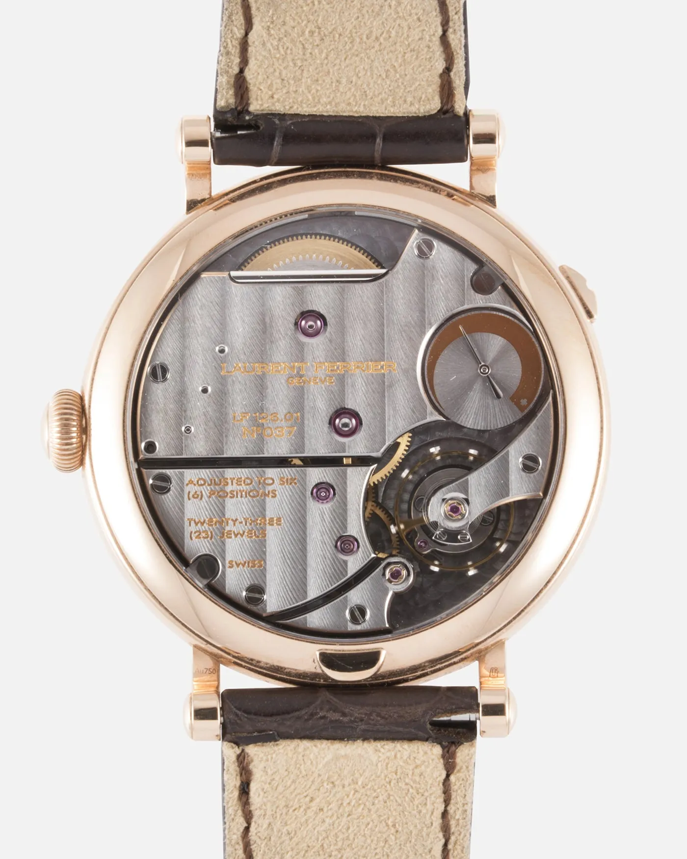 Laurent Ferrier Galet Annual Calendar Montre Ecole