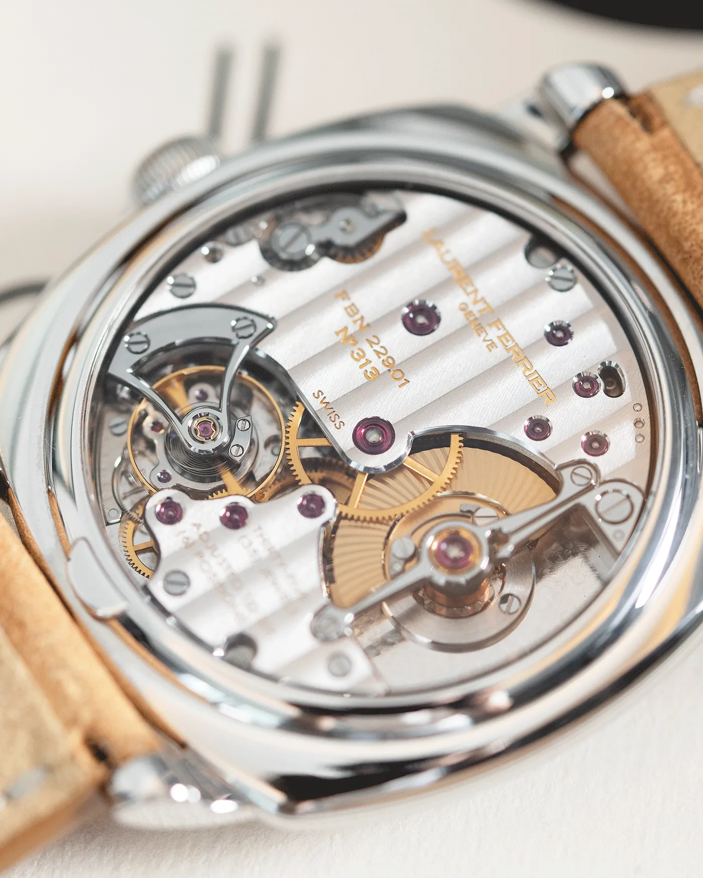 Laurent Ferrier Galet Square Steel Custom