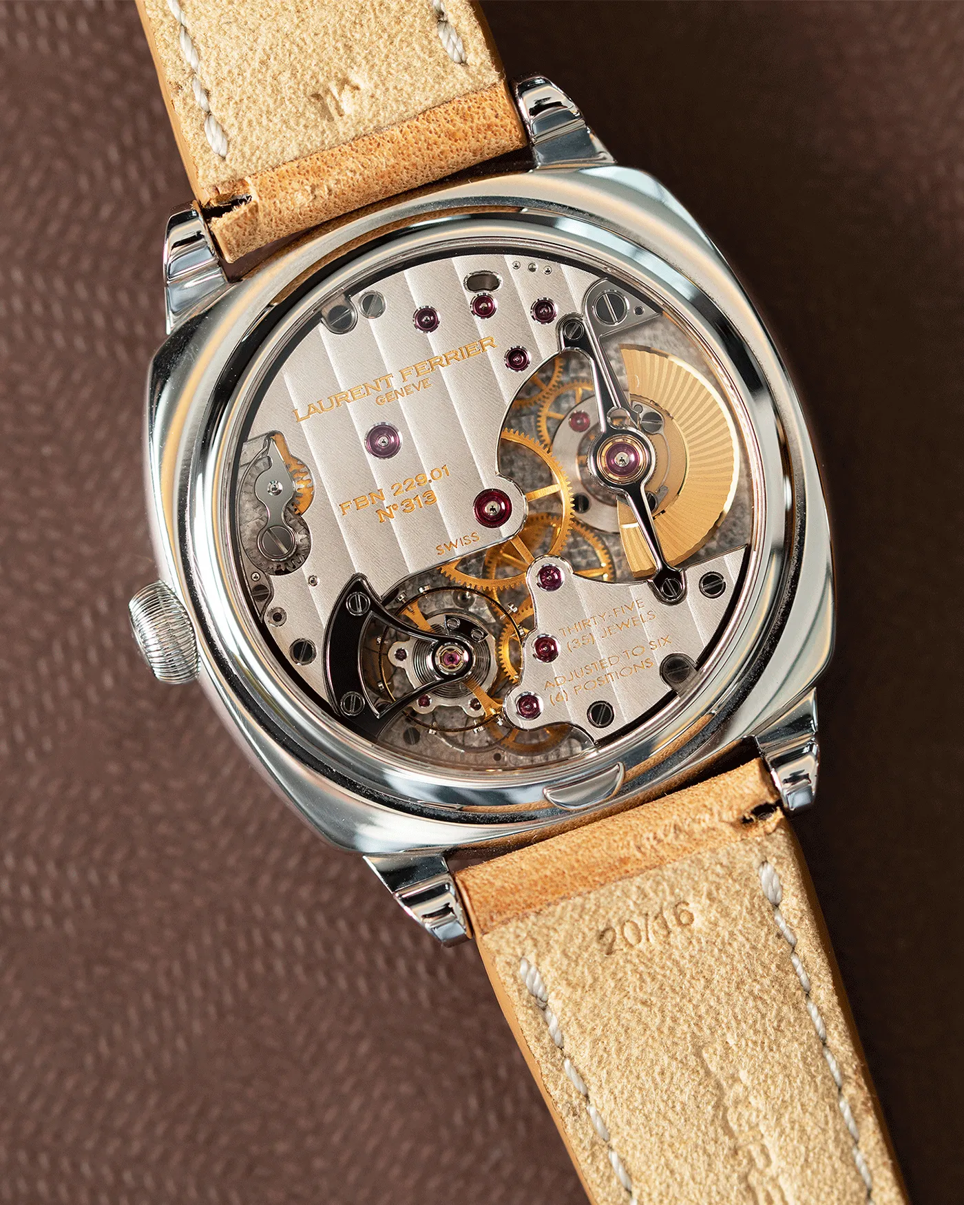 Laurent Ferrier Galet Square Steel Custom