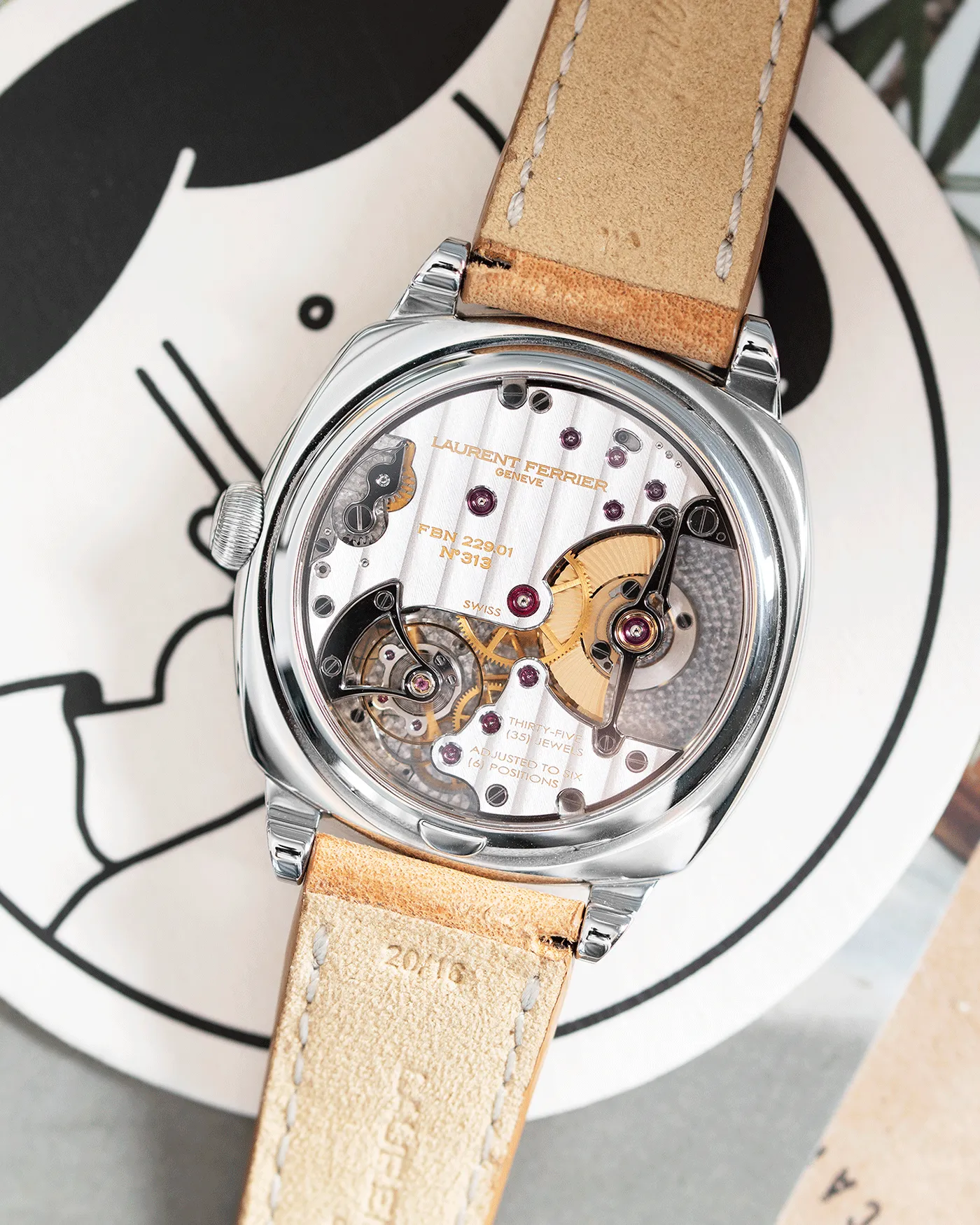 Laurent Ferrier Galet Square Steel Custom