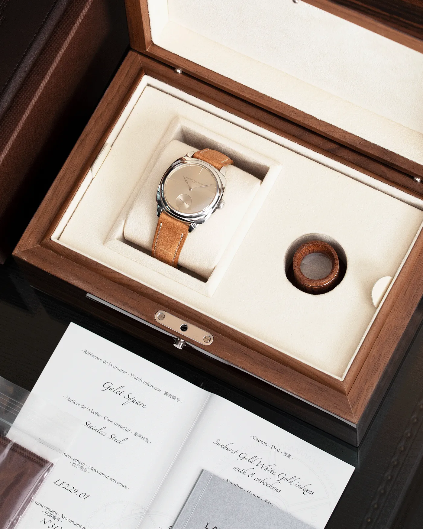 Laurent Ferrier Galet Square Steel Custom