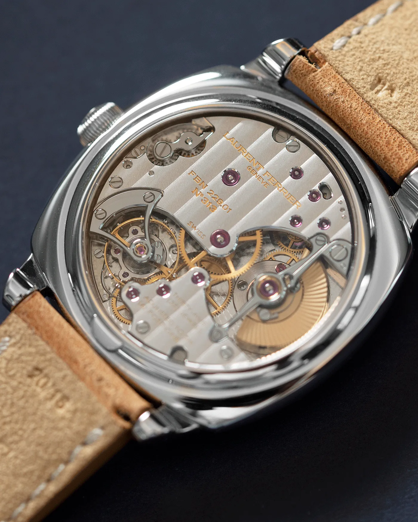 Laurent Ferrier Galet Square Steel Custom