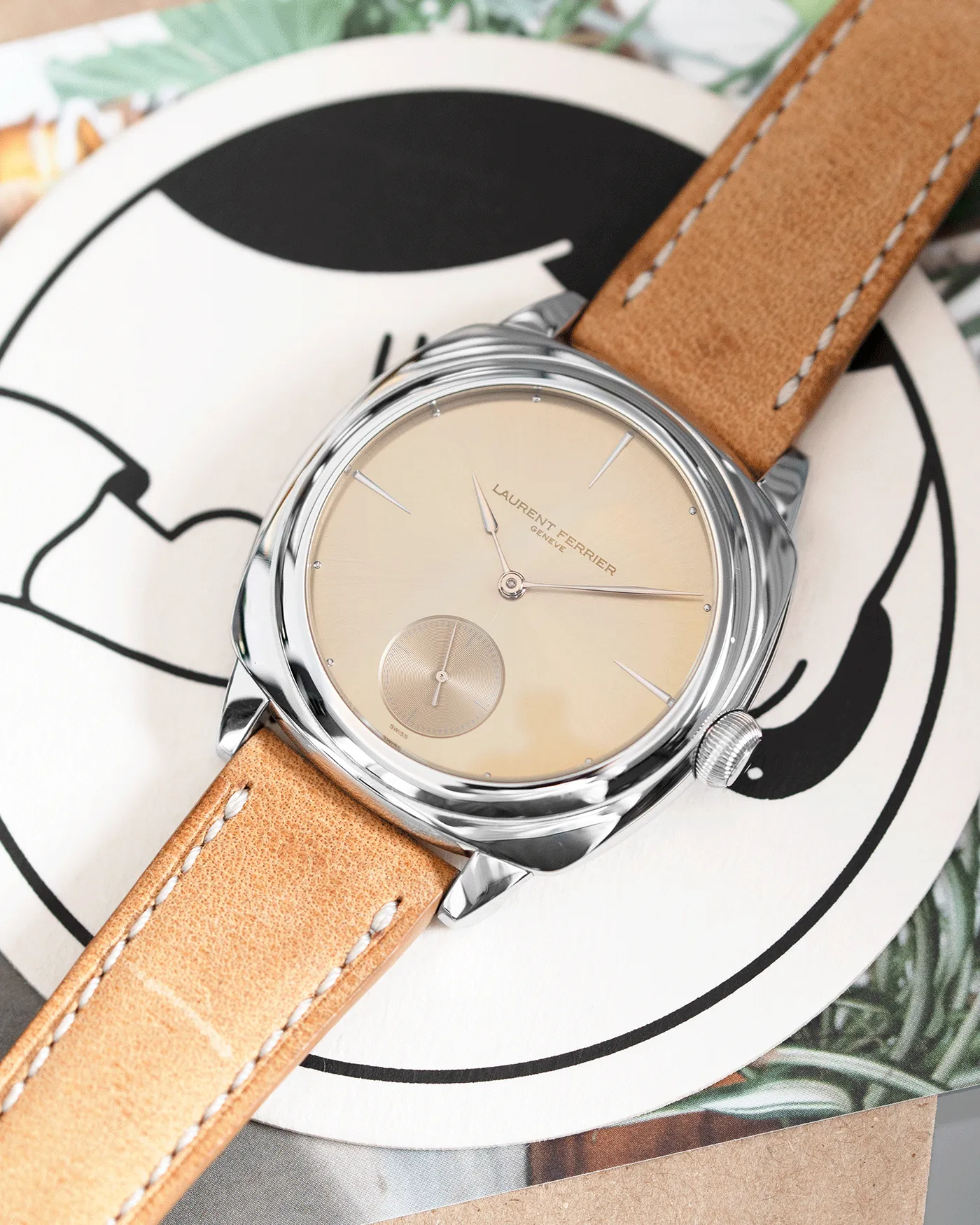 Laurent Ferrier Galet Square Steel Custom