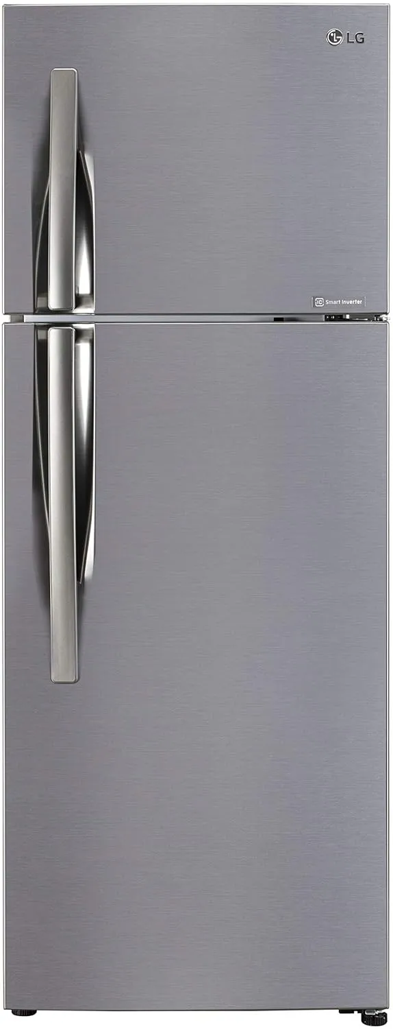LG GL-C322KPZY 291 L 2 Star Frost Free Inverter,  Double Door Refrigerator (Shiny Steel)