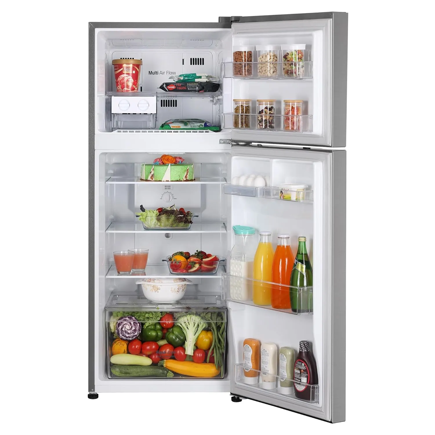 LG GL-N292DPZY 242 L 2 Star Frost-Free Smart Inverter Double Door Refrigerator ( Shiny Steel, Smart Connect & Multi Air Flow)