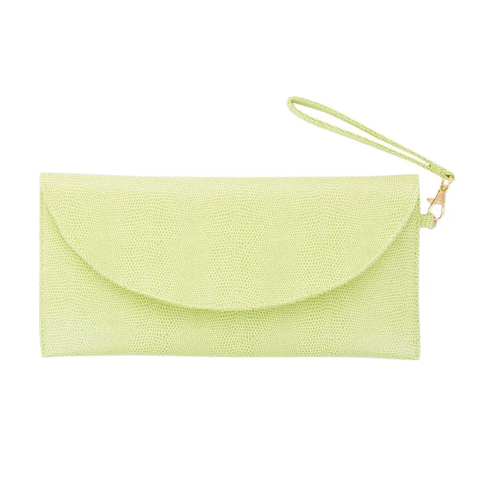 Lizard Clutch with Wristlet