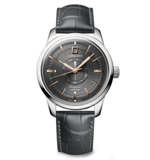 Longines Conquest Heritage Central Power Reserve 38mm Watch with Gray Dial