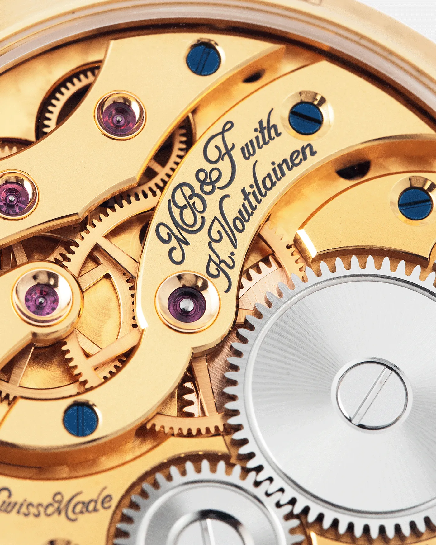 MB&F LM101 Frost Yellow Gold