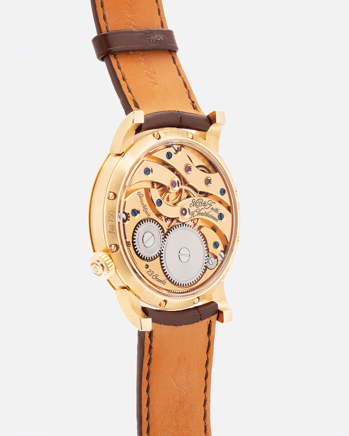 MB&F LM101 Frost Yellow Gold