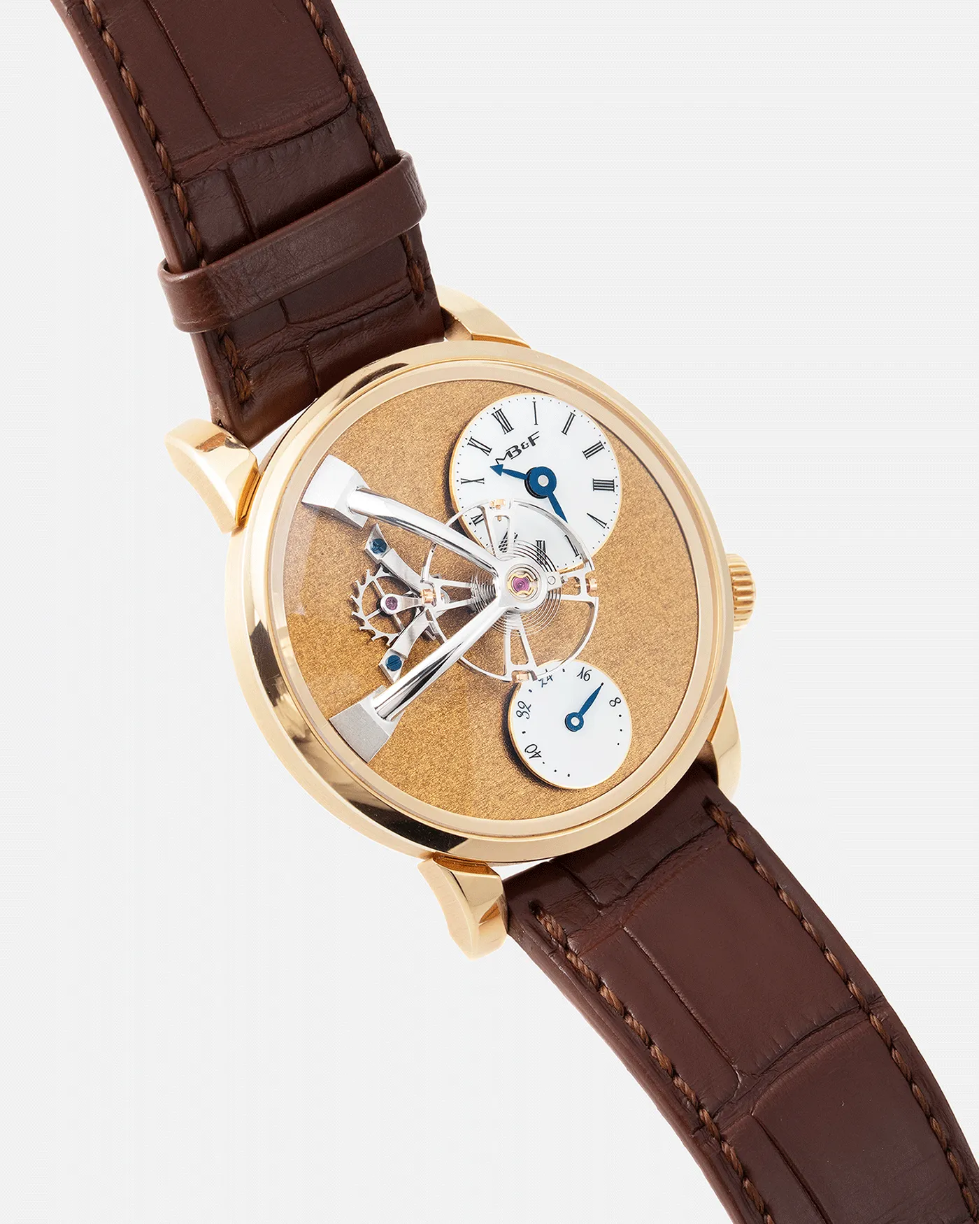 MB&F LM101 Frost Yellow Gold