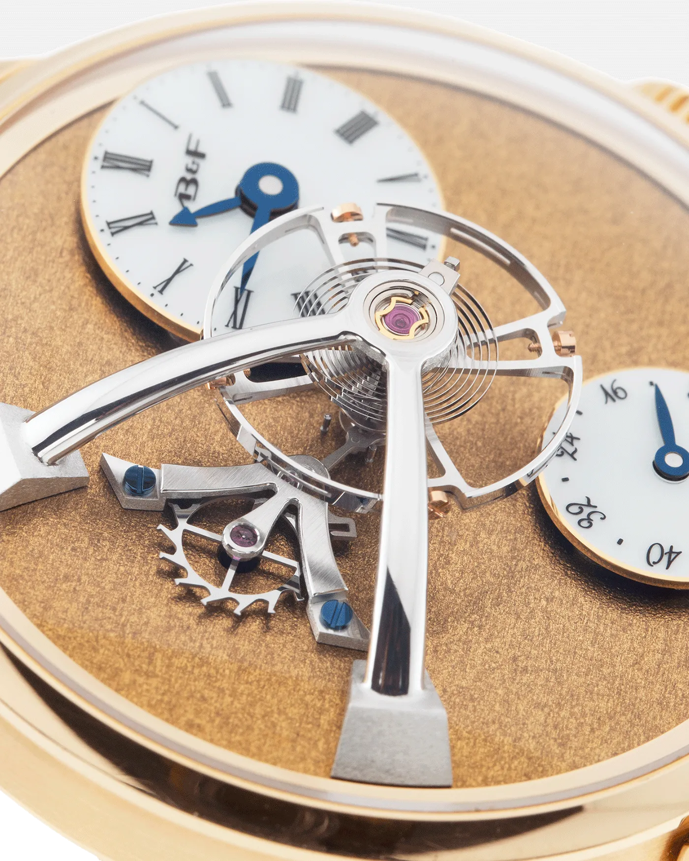 MB&F LM101 Frost Yellow Gold