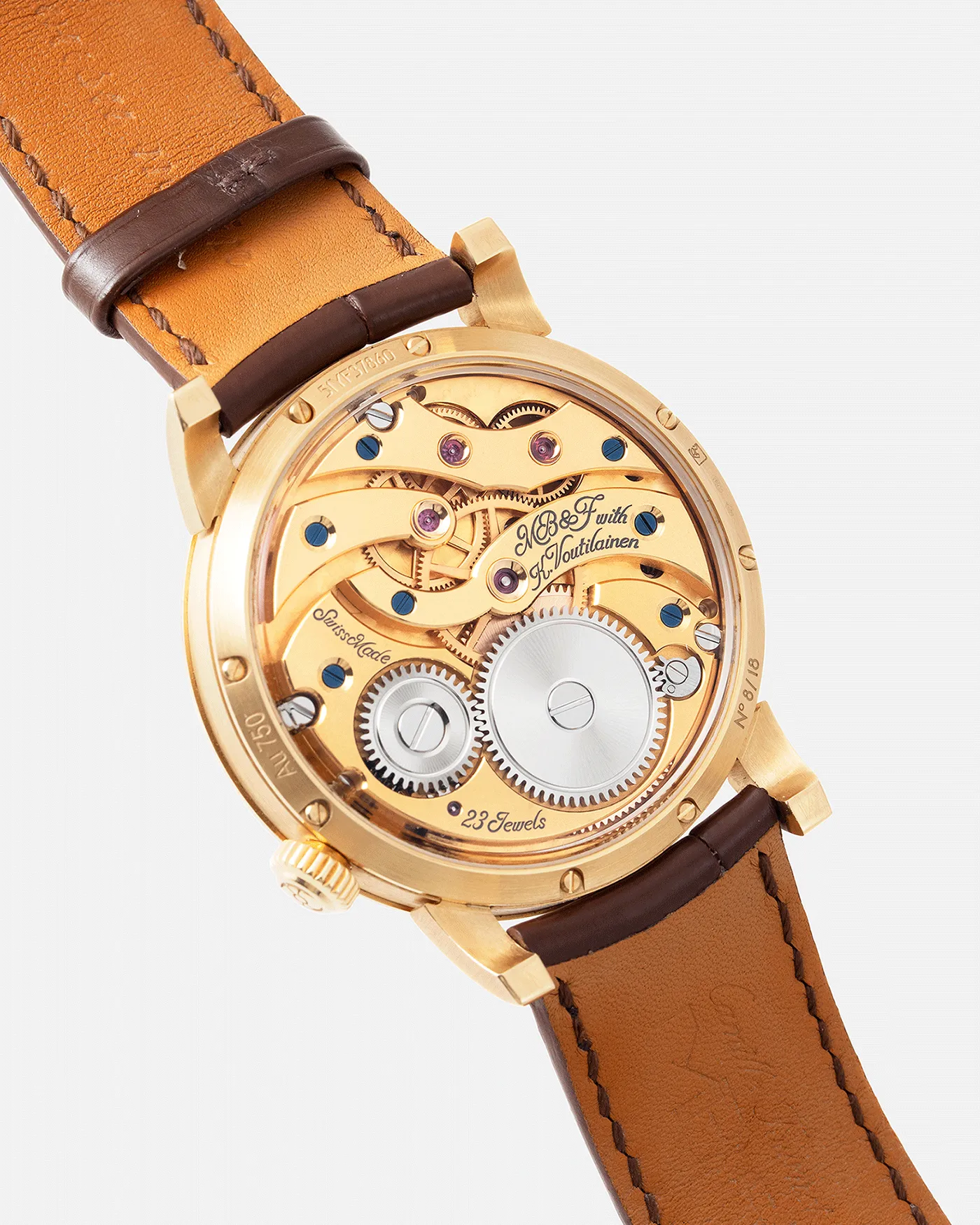 MB&F LM101 Frost Yellow Gold