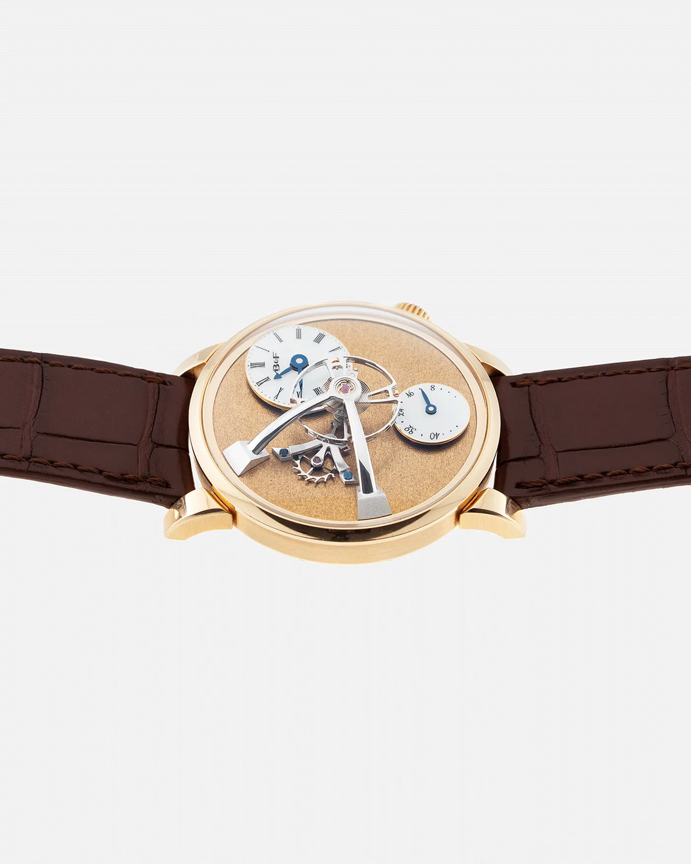 MB&F LM101 Frost Yellow Gold