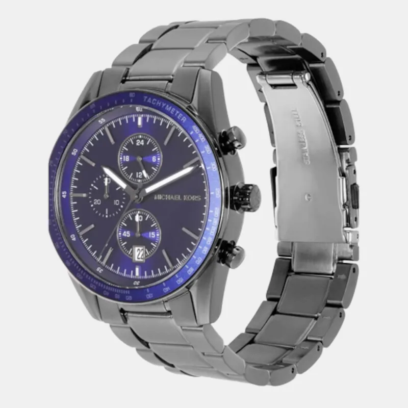 Men's Blue Chronograph Stainless Steel Watch MK9111