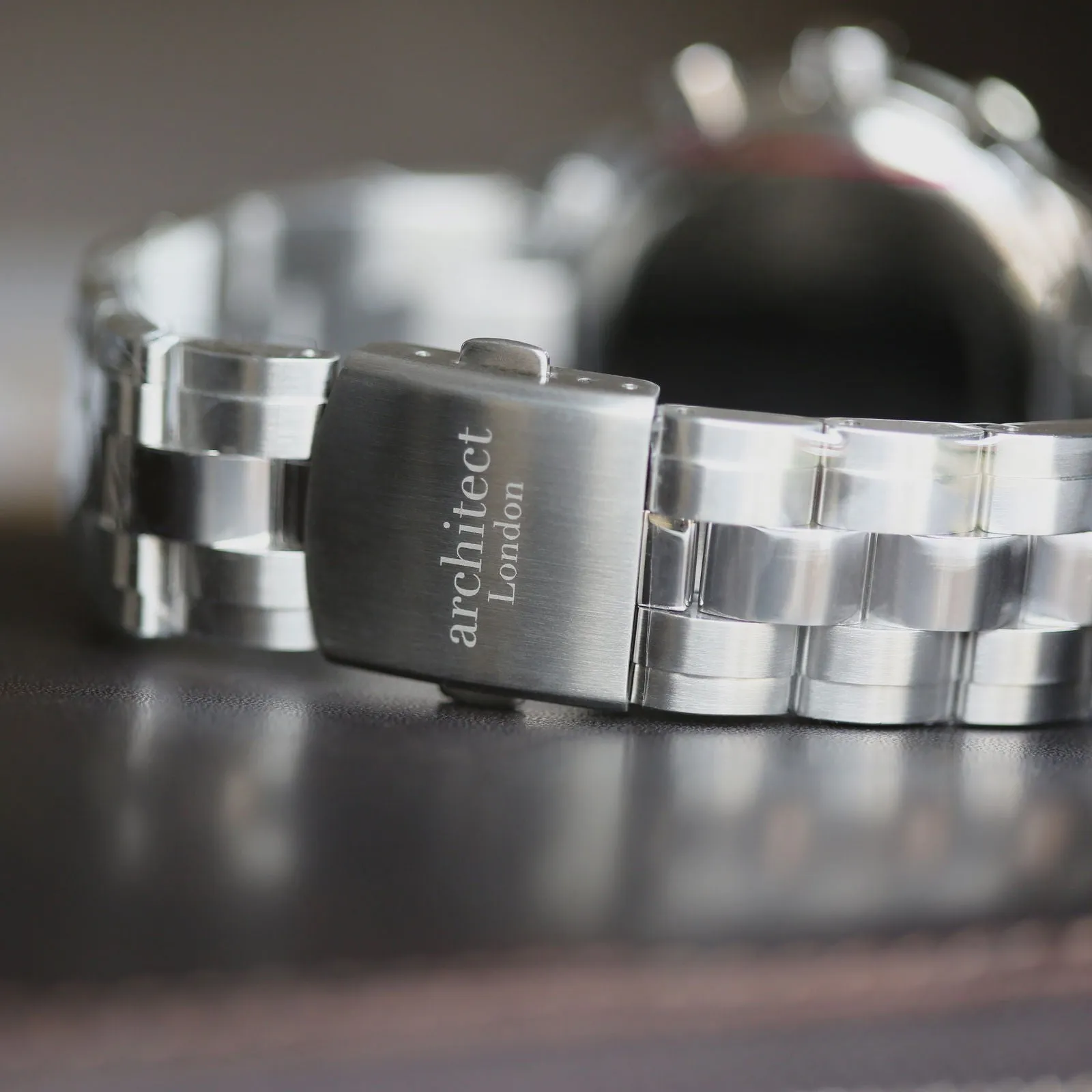 Men's Engraved Swiss Watch - Architect Endeavour