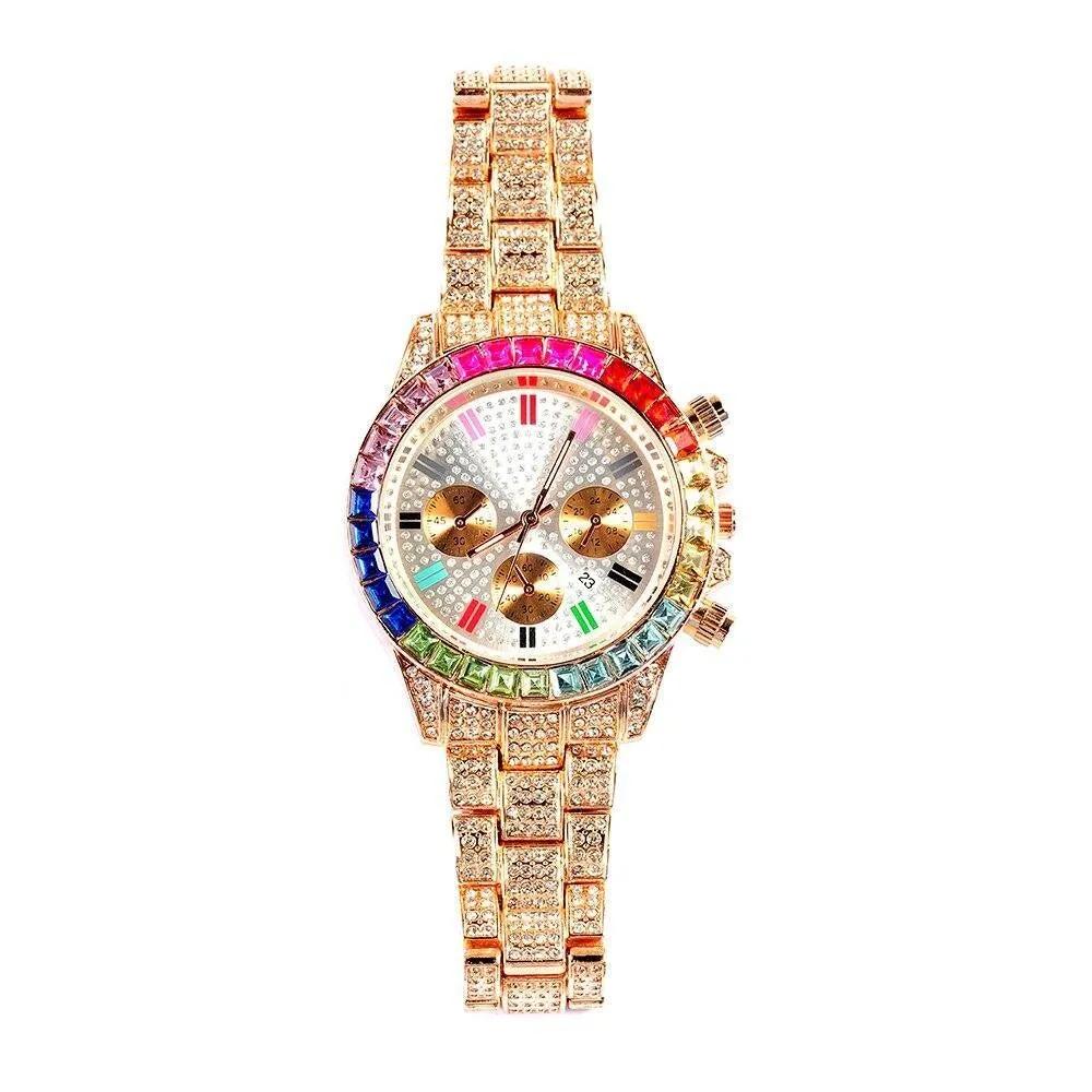 Men's Iced Out  Bling Luxury Watch
