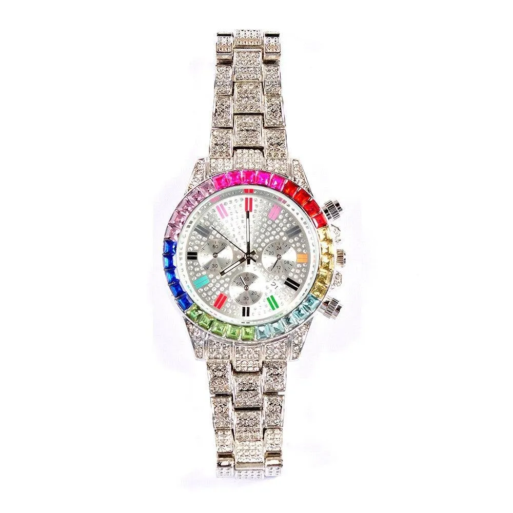 Men's Iced Out  Bling Luxury Watch